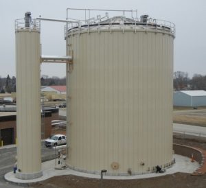 Two RIDGLOK® Wastewater Digester Storage Tanks Beaver Dam, WI - MC&I